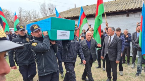 Şəhidimiz Göyçayda dəfn edildi - FOTO