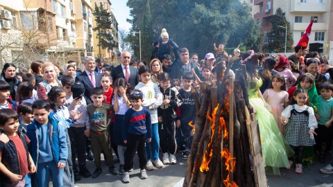 Binəqədidə Novruz şənliyi keçirilib - FOTO