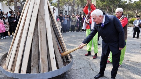 Pirallahıda Novruz bayramı qeyd edilib - FOTOLAR