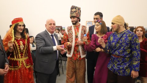 LDU-da bayram ovqatlı Novruz şənliyi - FOTO