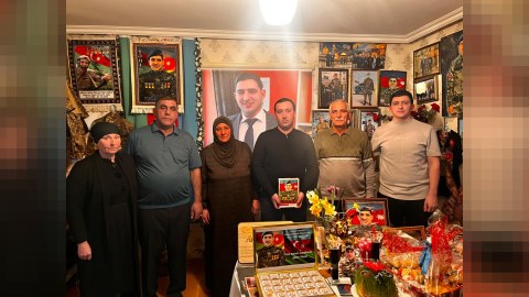 Mahir Süleymanlı Novruz bayramında şəhid ailələri ilə&nbsp;görüşüb