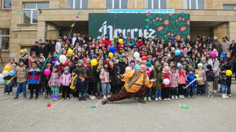 Leyla Əliyeva uşaqlar üçün Novruz şənliyi təşkil edib