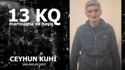Nəsimidə 13 kq marixuana və həşiş aşkarlandı - VİDEO