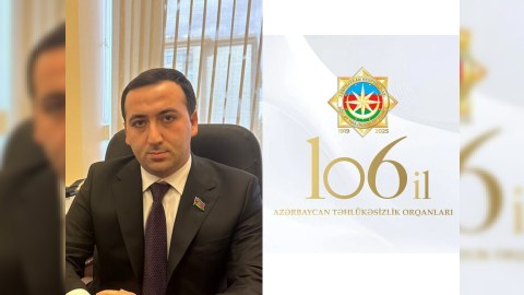 Mahir Süleymanlıdan Azərbaycan təhlükəsizlik orqanları əməkdaşlarına TƏBRİK
