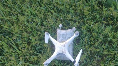 Azərbaycan sərhədində dron zərərsizləşdirildi - FOTO