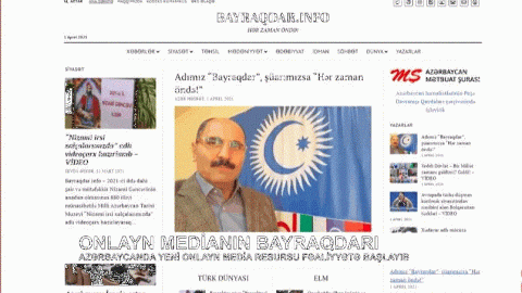 &ldquo;Bayraqdar.info&rdquo; saytı 4 yaşa çatdı
