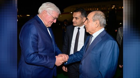 Almaniya Prezidenti Azərbaycana GƏLDİ