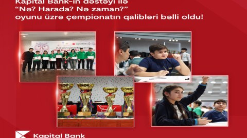 “Nə? Harada? Nə zaman?” oyunu üzrə respublika çempionatı başa çatdı