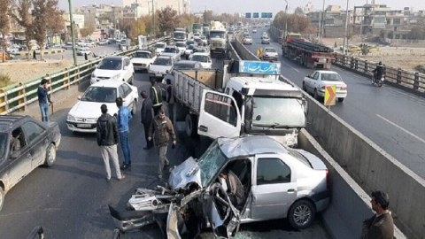 Novruz bayramı zamanı İranda 838 nəfər yol qəzasında ölüb