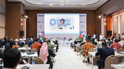 Sahibə Qafarova Özbəkistanda çıxış etdi