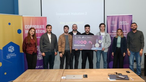 BMU tələbələri &ldquo;INNOSTART&rdquo; hakatonunda&nbsp;qalib olub&nbsp;