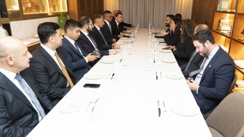 Nazir Rəşad Nəbiyev İsrailin elm və texnologiya naziri ilə görüşüb