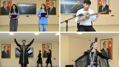 BMU-da bədii yaradıcılıq müsabiqə-festivalının seçim turu - FOTO