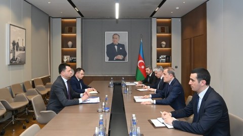 Ceyhun Bayramov Sergey Mihovu qəbul edib