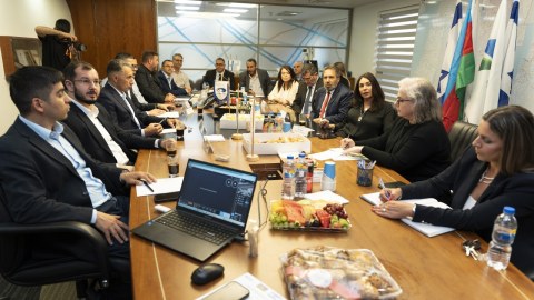 Nazir Rəşad Nəbiyev “Netivei Israil”in rəhbərliyi ilə görüşüb - FOTO