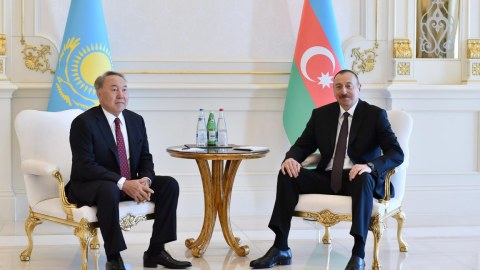 Nazarbayev İlham Əliyevi&nbsp;təbrik edib