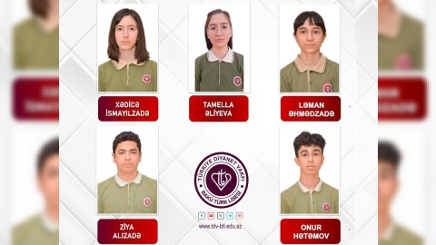Bakı Türk Liseyinin 300 bal toplayan şagirdləri - FOTOLAR