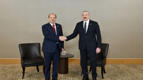 İlham Əliyev&nbsp;Ersin Tatarla görüşüb