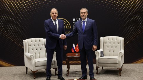 Lavrov Hakan Fidan və Ceyhun Bayramovla görüşdü