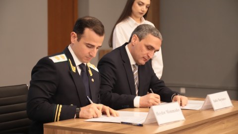Baş Prokurorluqla Qarabağ Universiteti arasında sənəd imzalandı - FOTOLAR