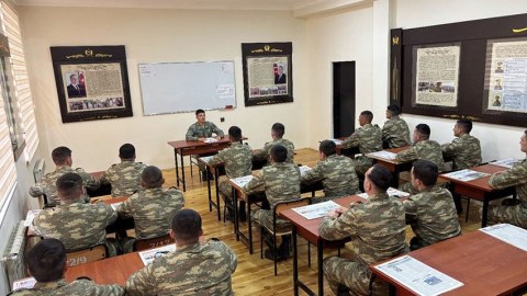 Hərbi toplanışdan yeni GÖRÜNTÜLƏR