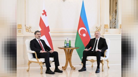 Gürcüstan Prezidenti İlham Əliyevə təşəkkür etdi