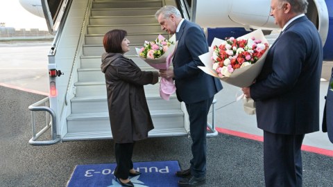 Sahibə Qafarova Rusiyaya getdi - FOTO 
