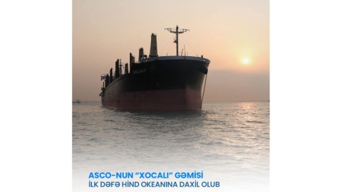 “Xocalı” gəmisi ilk dəfə Hind okeanında