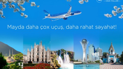 AZAL bu istiqamətlərdə uçuşların sayını artırır