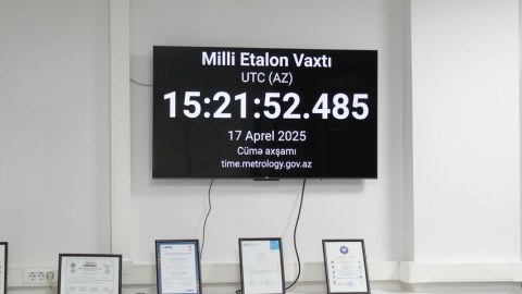 Azərbaycanda Milli Etalon Vaxtı yaradılır