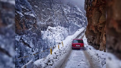 Quba-Xınalıq yolu bağlanıb