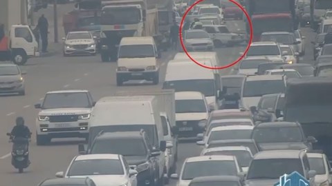 Ziya Bünyadov prospektində qəza tıxac yaratdı