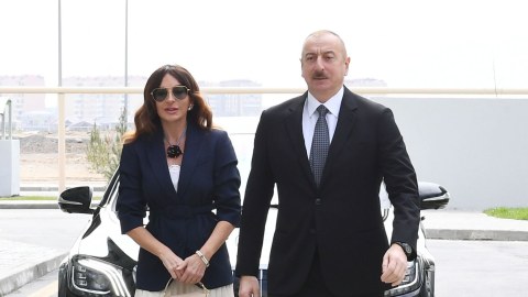 Prezidentlə ailəsi &ldquo;Sea Breeze&rdquo;də
