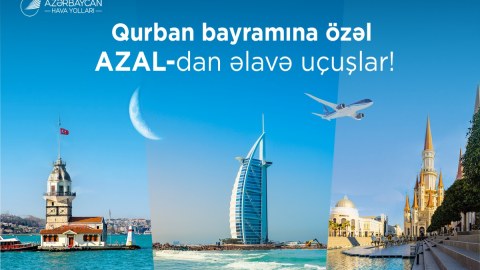 AZAL Qurban bayramına özəl uçuşların sayını artırır