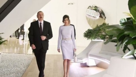 Çində İlham Əliyevin şərəfinə rəsmi ziyafət verildi