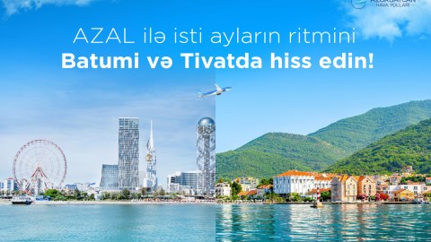AZAL iki kurort şəhərinə uçuşlara başlayır