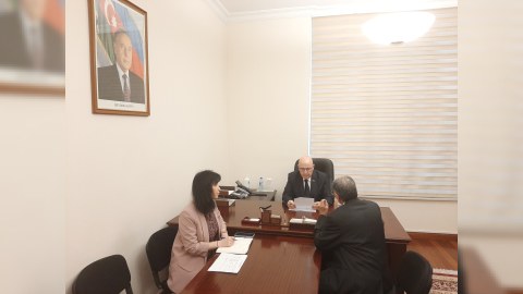 Əhliman Əmiraslanov vətəndaşları qəbul edib - FOTO