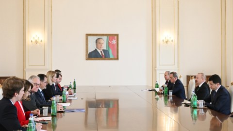 Prezident Avropa İttifaqının ali nümayəndəsini qəbul edib