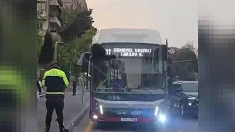 Piyadanı döyən "BakuBus" sürücüsü İŞDƏN ÇIXARILDI