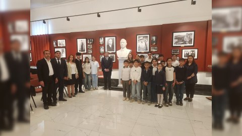 Kəlbəcərli məktəblilər Mir Cəlal Paşayevin ev müzeyini ziyarət ediblər