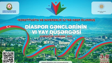 Diaspor Gənclərinin VI Yay Düşərgəsi Xankəndidə keçiriləcək