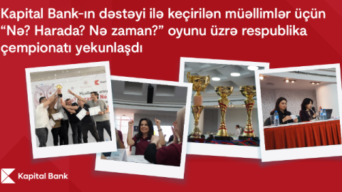 "Kapital Bank"ın dəstəyi ilə keçirilən respublika çempionatı yekunlaşdı 