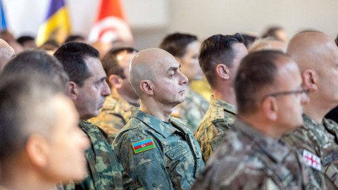 Hərbçilərimiz Gürcüstandakı NATO təlimində 