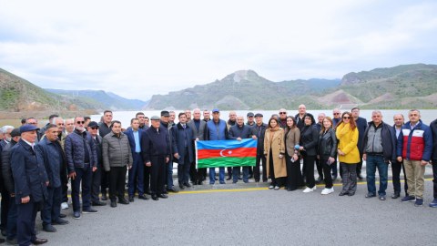 Siyasi partiya sədrləri&nbsp;Laçında - FOTOLAR