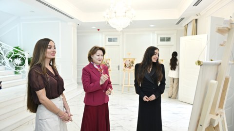 Türk Mədəniyyəti və İrsi Fondunu ziyarət etdilər - FOTOLAR