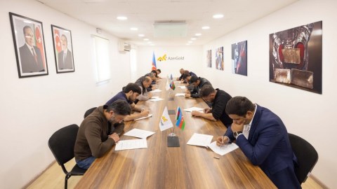 “AzerGold”da işə qəbulla bağlı imtahan keçirilib - FOTO