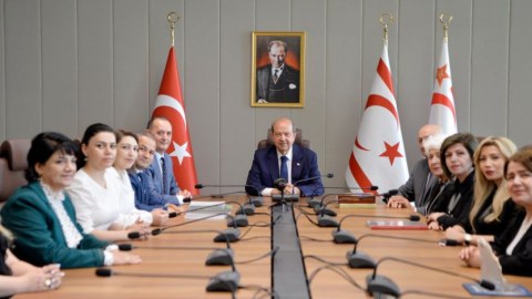 Şimali Kiprin Prezidenti Azərbaycan alimlərini qəbul edib