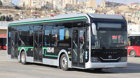 5 marşrut xəttinə yeni avtobuslar buraxılır