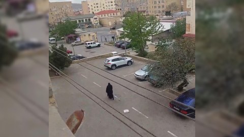 Görüntüsü yayılan qadınla bağlı polisdən açıqlama
