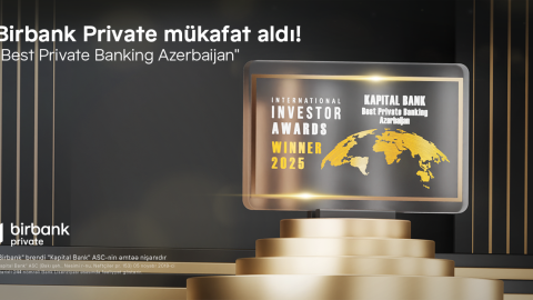 Birbank beynəlxalq mükafata layiq görüldü